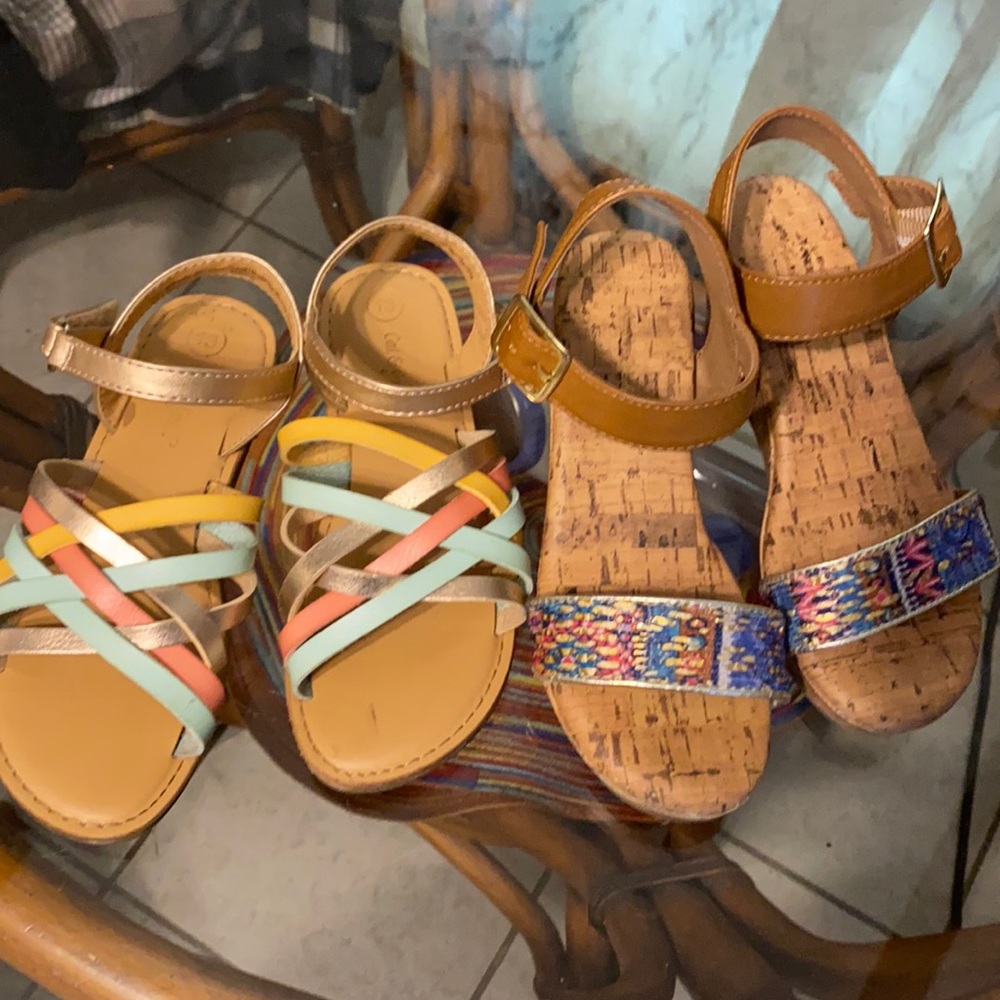 American Eagle Girls Sandals Size 13